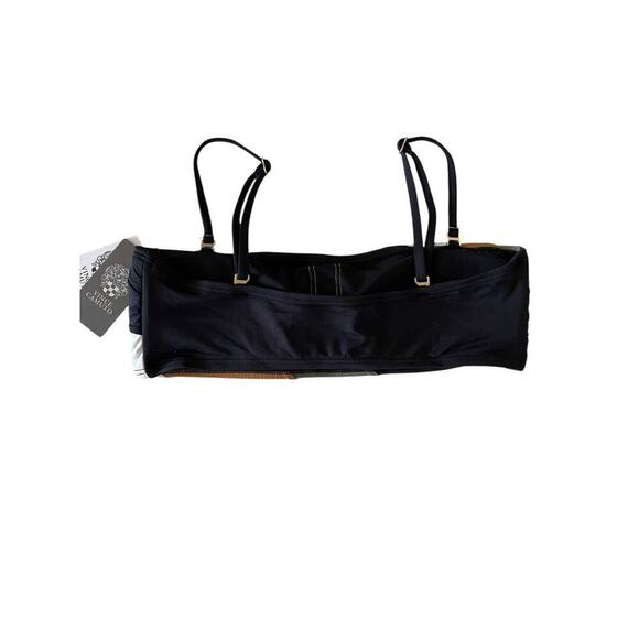 Vince Camuto Women's Colorblocked Bandeau Bikini Swim Top Size M NWT $82 - Picture 2 of 4